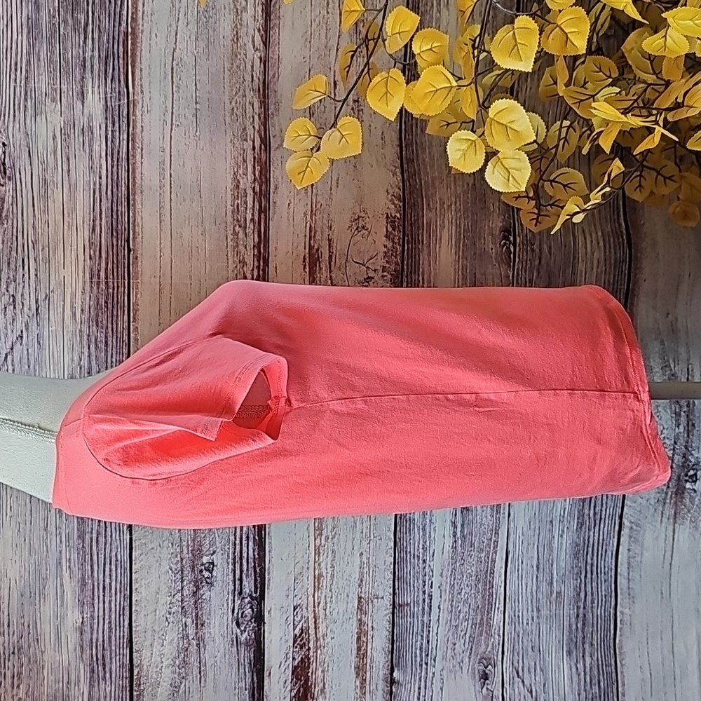 CABLE & GAUGE CORAL SHORT SLEEVE PULLOVER TEE T-SHIRT - Picture 3 of 10